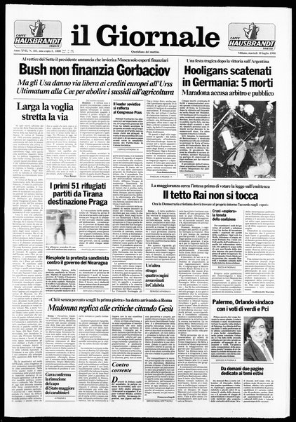 Il giornale : quotidiano del mattino